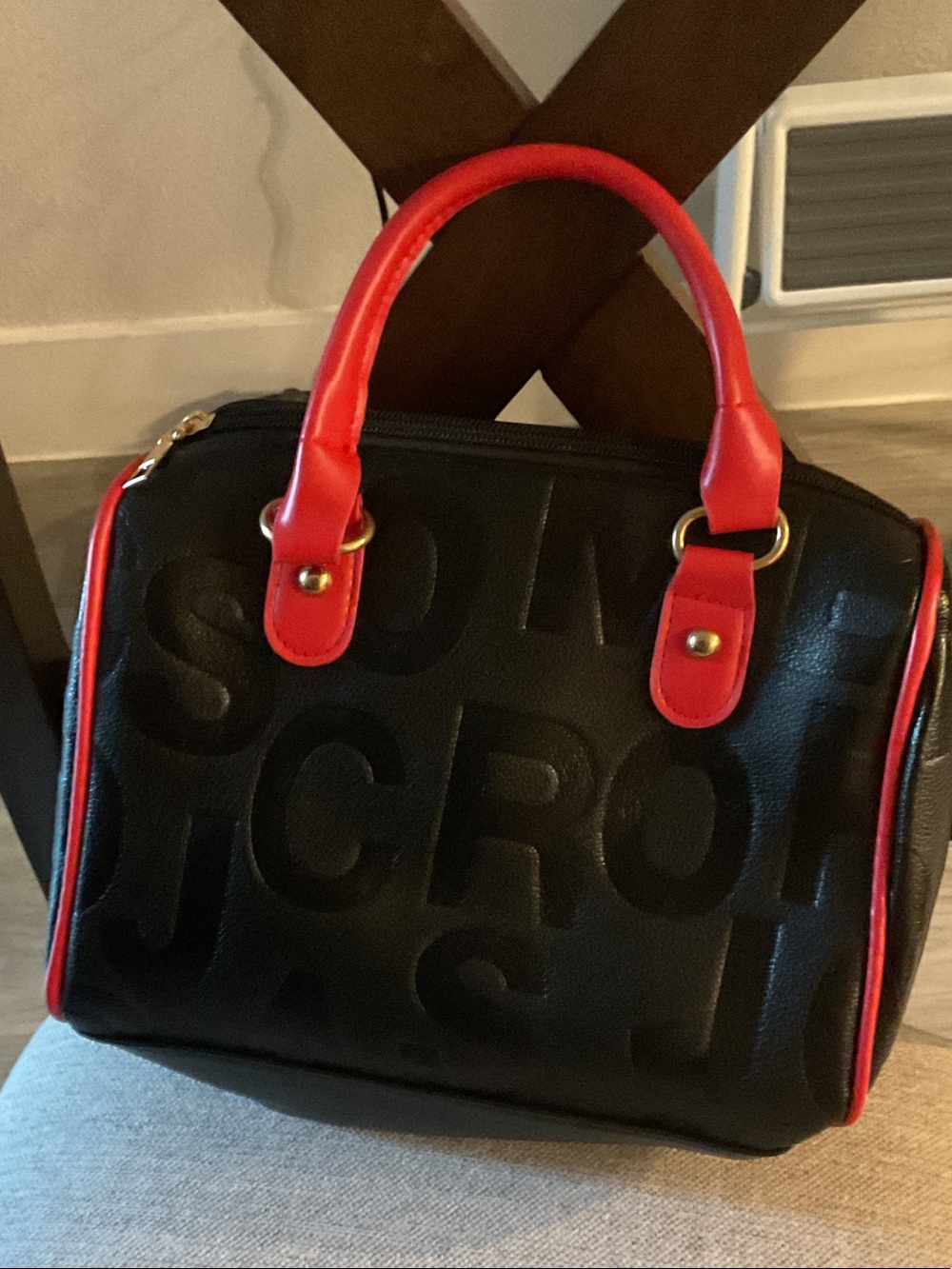 Unbranded bag with crossbody strap